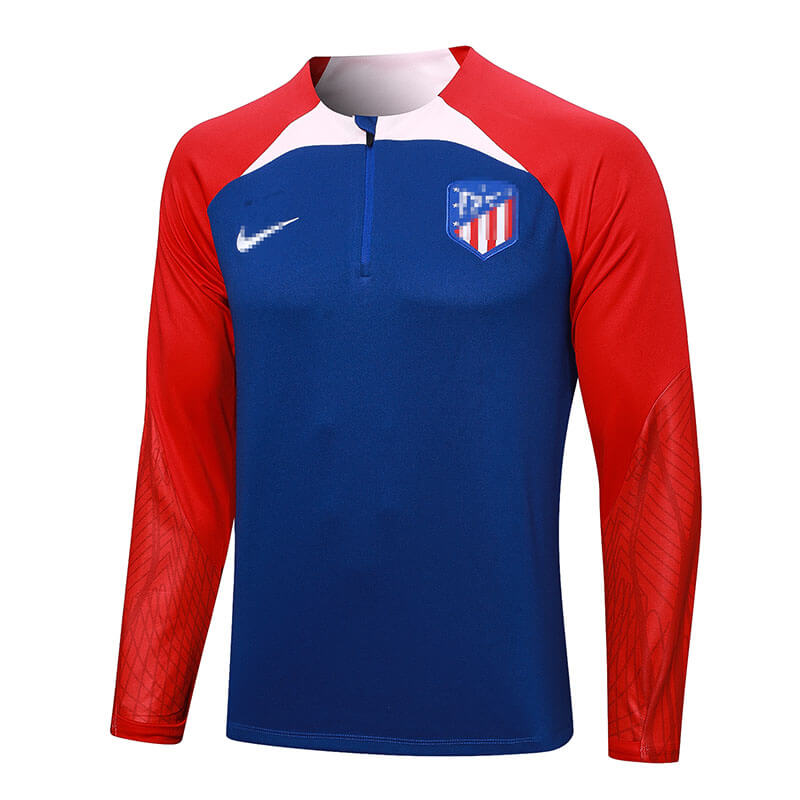 Sudadera Entrenamiento Atlético de Madrid 2023/2024 Azul/Rojo